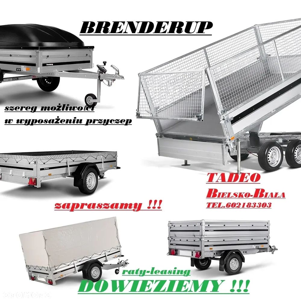 Brenderup 1203S 204x116x120 stelaż plandeka - 4