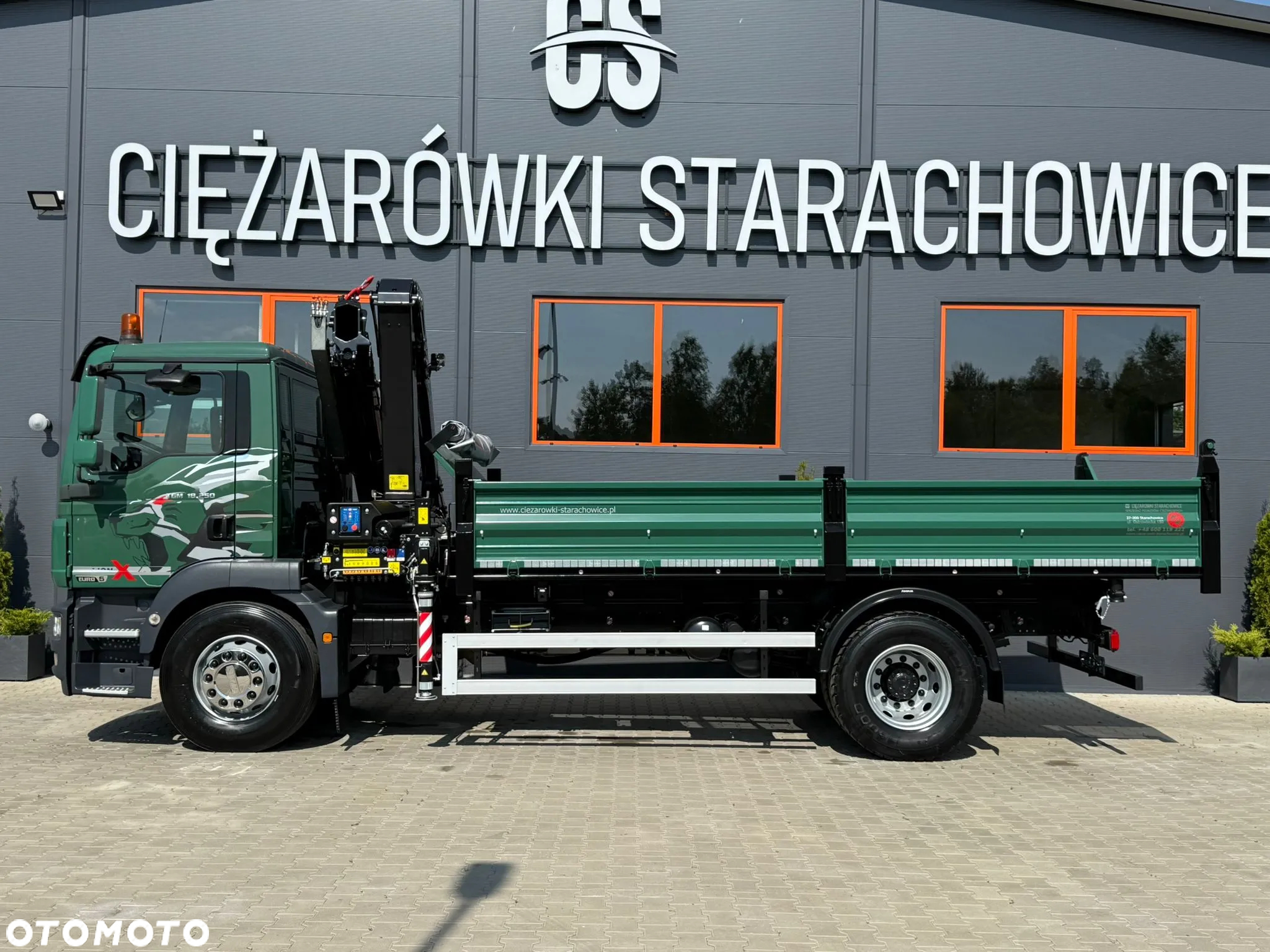 MAN TGM TGL TGS 18.250 // E5 // wywrotka 3-S + HDS HMF 1420 - K2 // budowlanka // energetyka //żuraw dzwig kran crane // Świeżo sprowadzony - 5