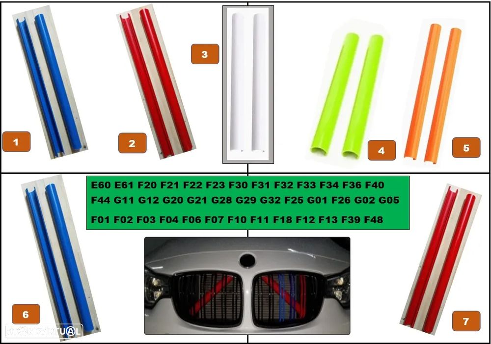 PROMOÇÃO Grelhas BMW E60/61/81/82/87/88/90/91/92/93/F10/11/20/21/30/31/32/33/36 - 26