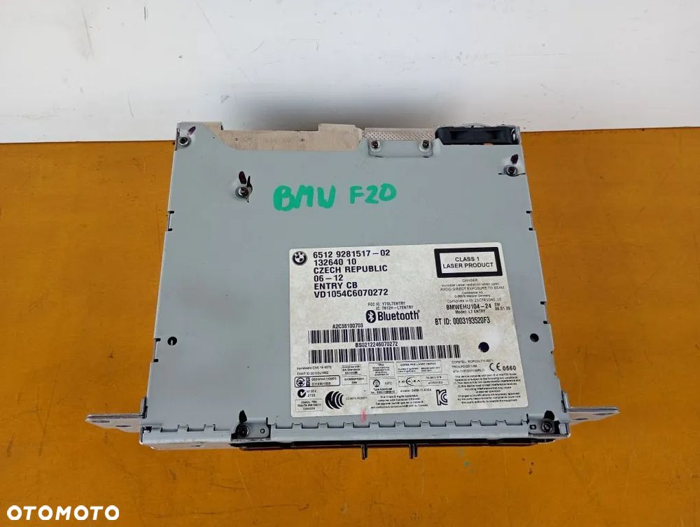 radio nawigacja czytnik cd bmw f20 f30 f31 9281517 - 2