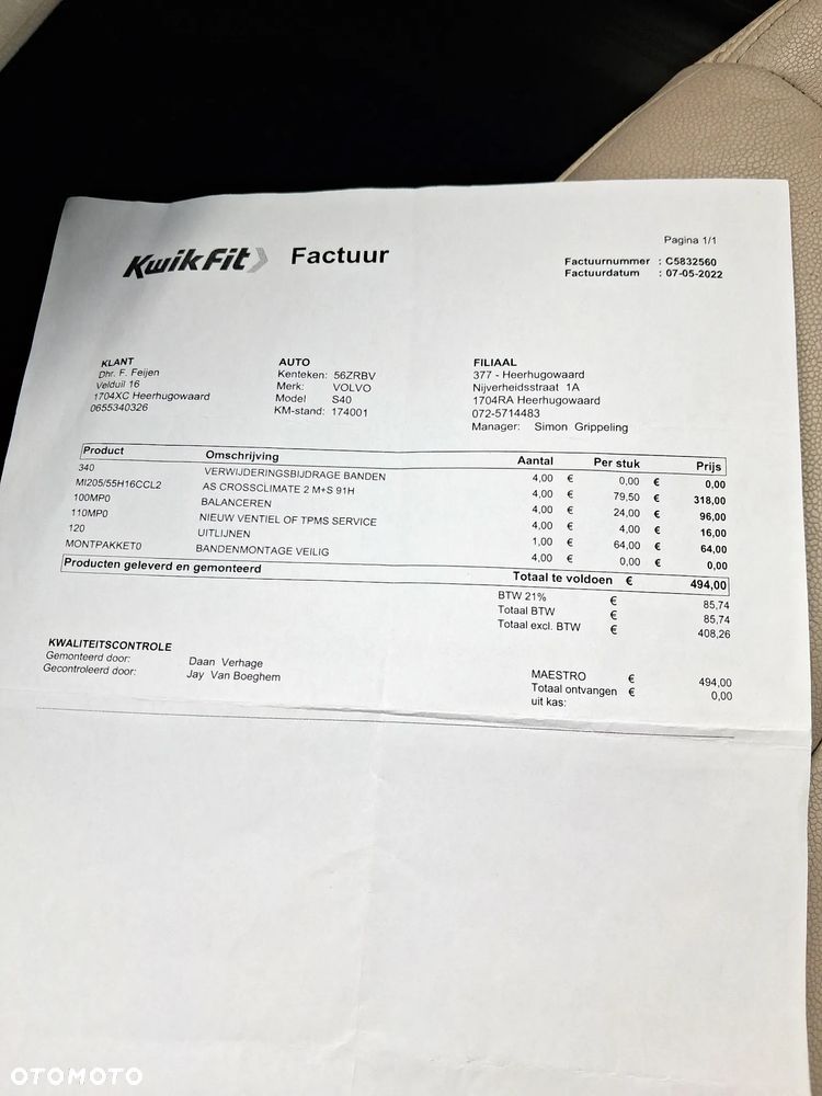 Volvo S40 1.8 Summum - 34