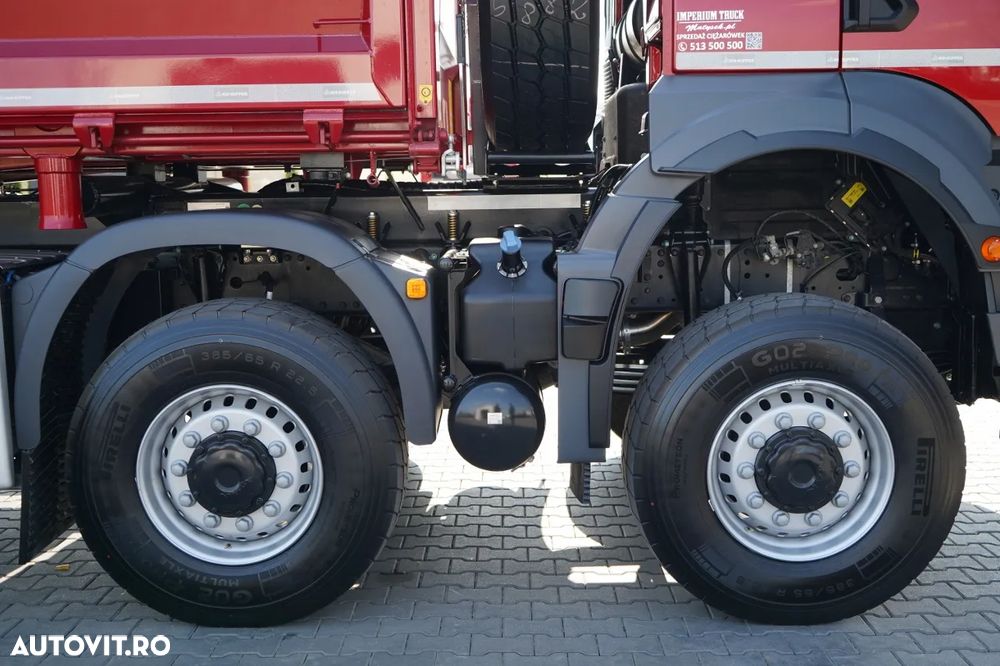 MAN TGS 41.480 / 8x8 / BASCULANĂ SPATE / MANUAL / NOU NOU / KH-KIPPER / - 30