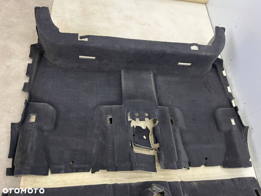 Wykładzina BMW X5 E53 99-03r. podłoga dywan mata czarna przód i tył KOMPLET - 2
