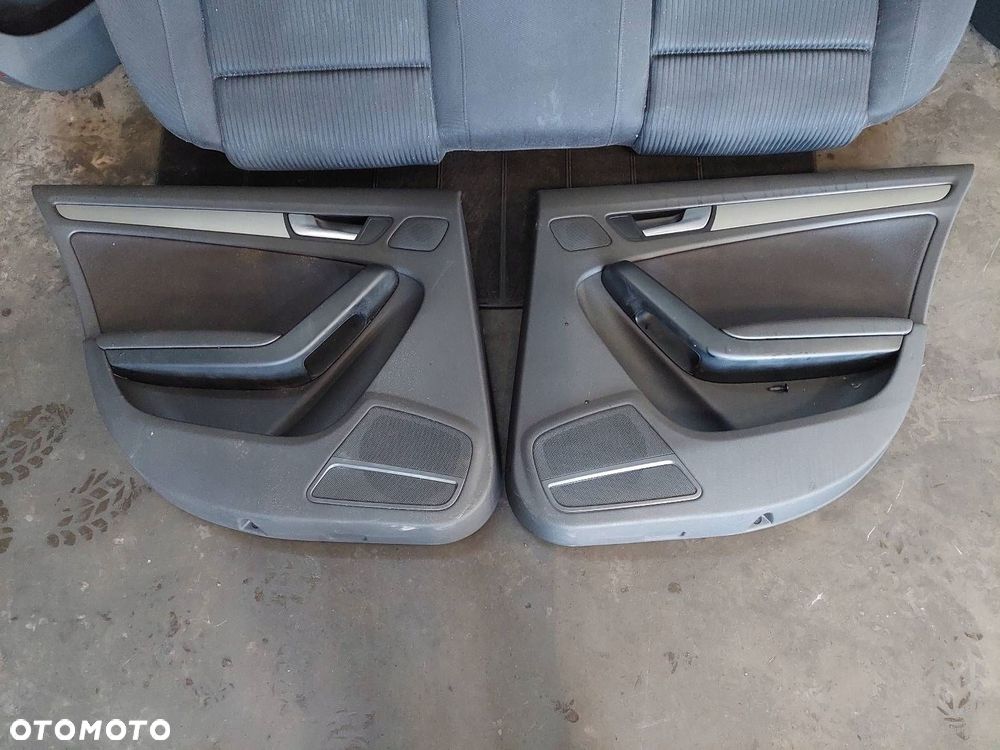 FOTELE KOMPLET LEWY PRAWY KANAPA TYŁ + BOCZKI AUDI A4 B8 SEDAN - 10