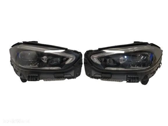 MERCEDES C-KLASA W206 LAMPA LAMPY REFLEKTOR REFLEKTORY PRZÓD PRZEDNIE LEWA PRAWA DIGITAL LIGHT PRZETWORNICE KOMPLETNE ORYGINAŁ - 1