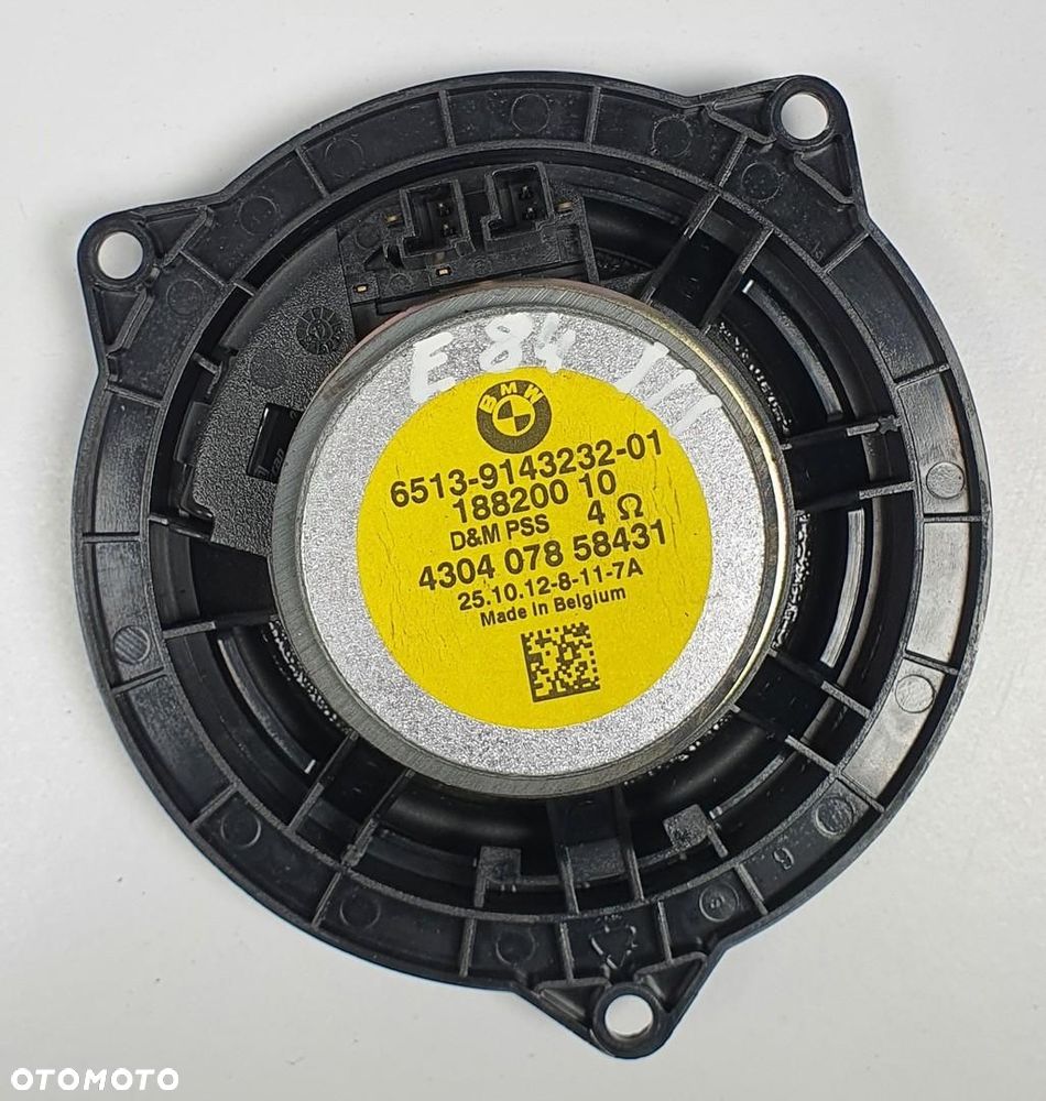 GŁOŚNIK DRZWI PRZÓD PRZEDNI BMW X1 E84 9143232 - 2