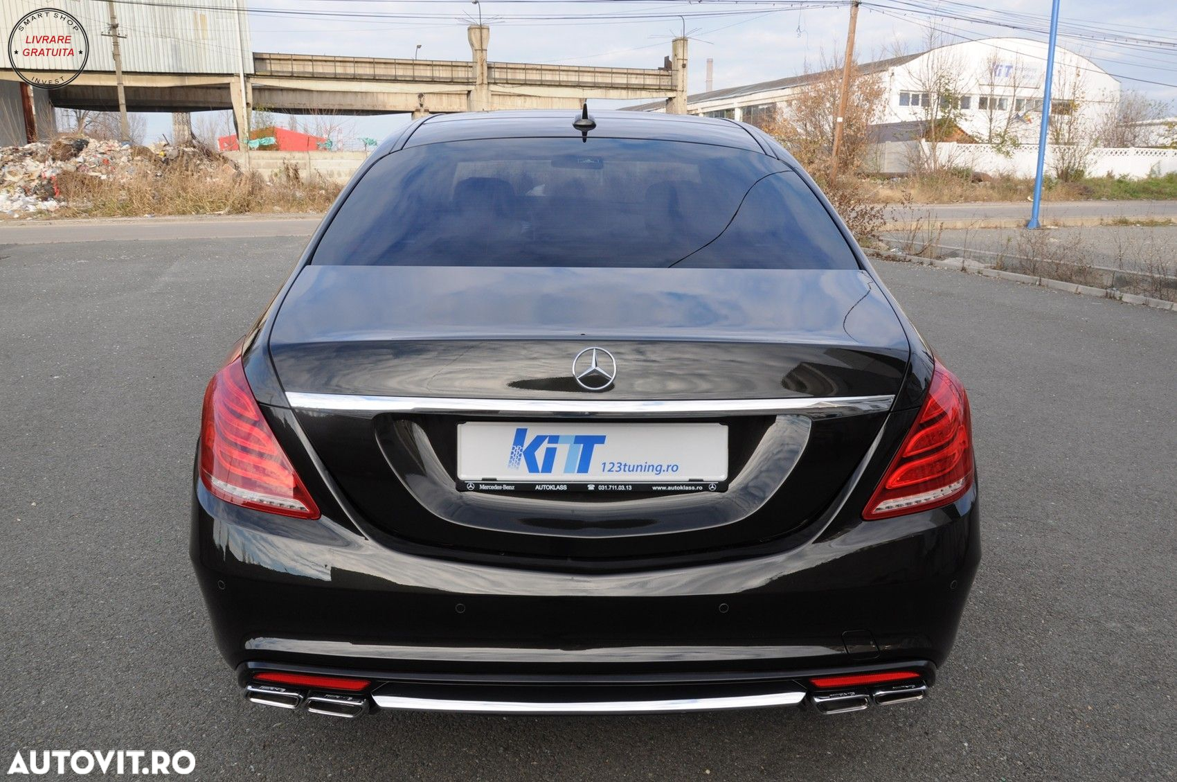 Pachet Exterior Mercedes S-Class W222 (2013-06.2017) S65 Design- livrare gratuita - 13