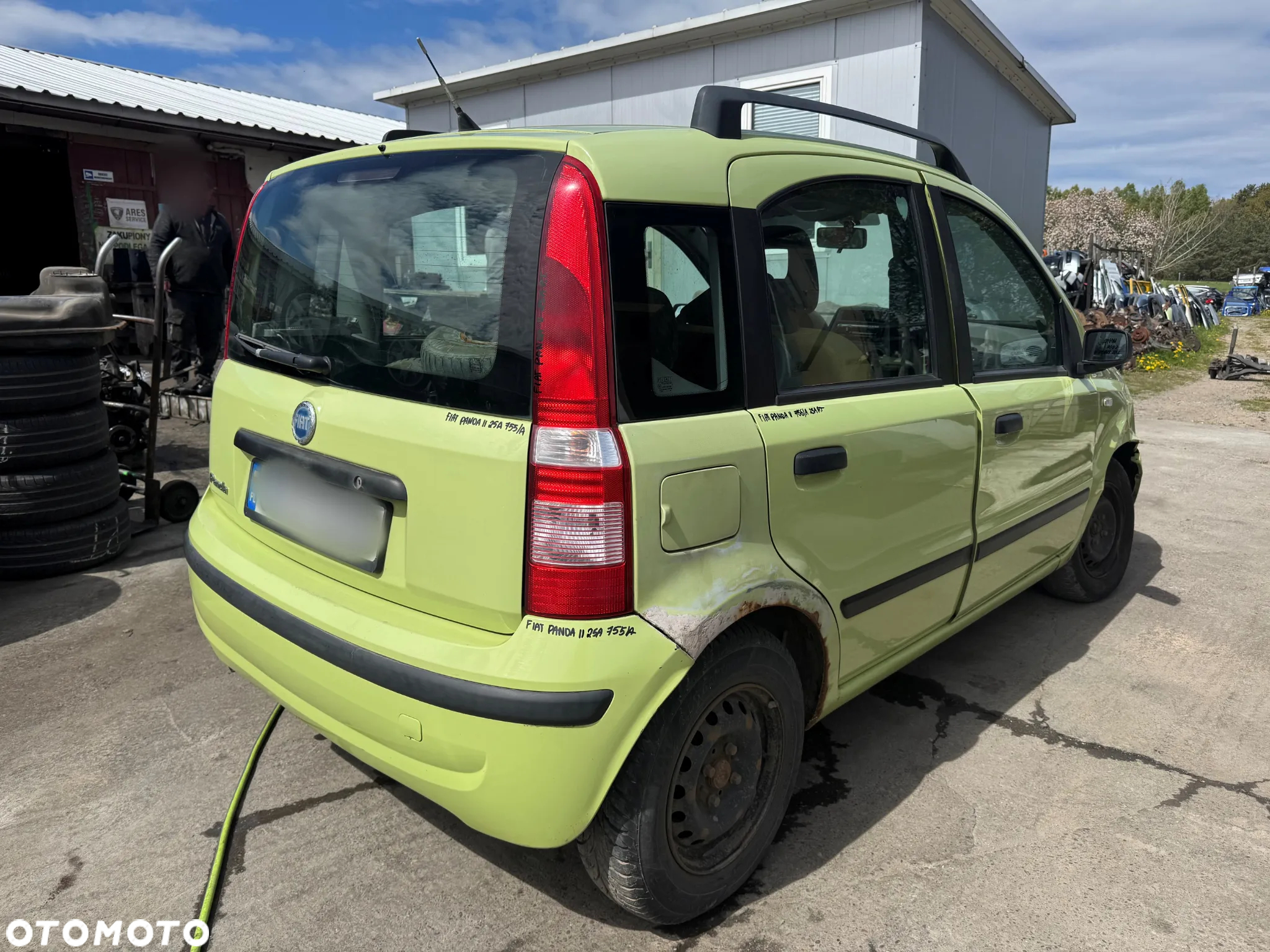 FIAT PANDA II 2005 1.2 8V 733/A ZIELONA NA CZĘŚCI - 3