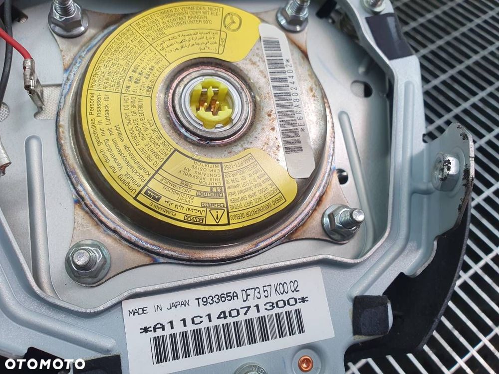 KOKPIT DESKA KONSOLA AIRBAG KOMPLET MAZDA 2 DE 2008 EU DESKA PASY PODUSZKA - 7