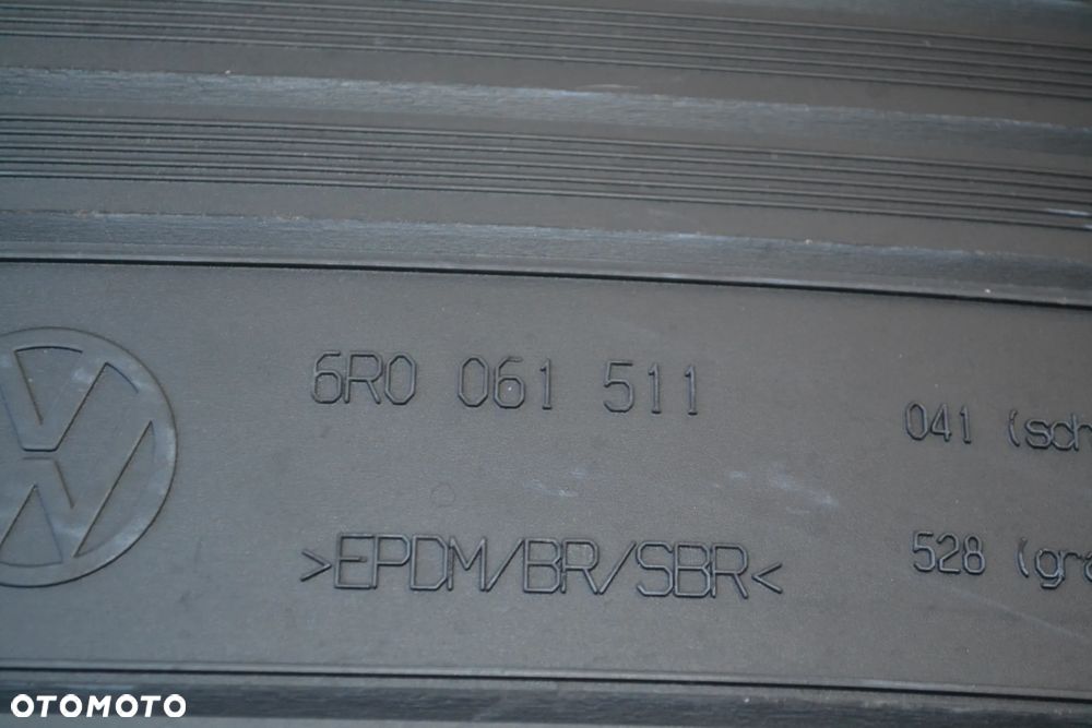 VW POLO 6R 6C DYWANIKI GUMOWE PRZÓD TYŁ KPL ORYGINAŁ 6R1061501 6R0061511 - 4
