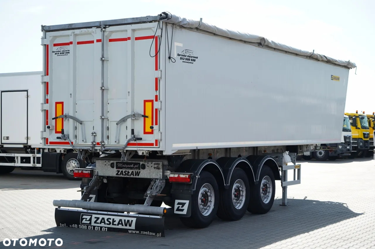 Zaslaw D-653A / WYWROTKA ALUMINIOWA / 47 m3 / 2024 ROK / KLAPO-DRZWI / OS PODNOSZONA / OSIE SAF - 8