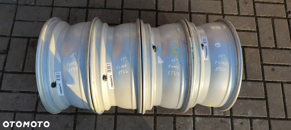 FELGI ALUMINIOWE 5x112 6Jx15 CALI ET47 fi 57,1 VW AUDI SEAT SKODA DEZENT KOMPLET 4 SZTUKI - 10