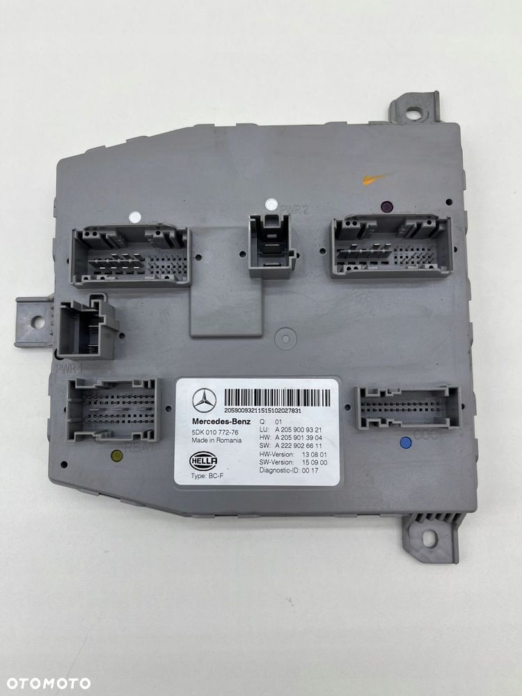 MERCEDES W205 MODUŁ STEROWNIK SAM A2059009321 - 1
