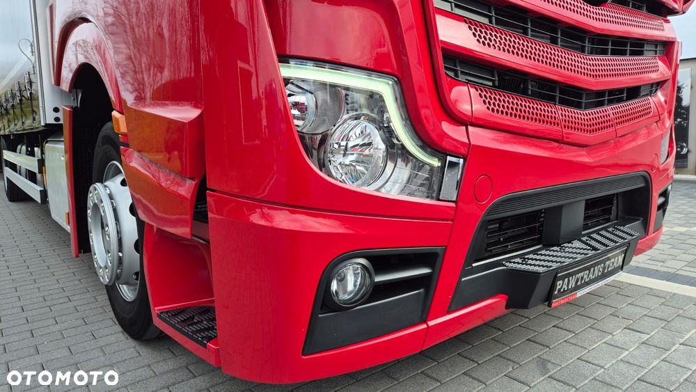 Mercedes-Benz MERCEDES-BENZ///ACTROS/// 1840///2022///BIG SPACE/// ZESTAW///TANDEM///PRZEJAZDOWY ///7.70+7.70///SALONKA/// KLIMATYZACJA POSTOJOWA/// WYŚWIETLACZ OBCIĄŻENIA/// STAN BARDZO DOBRY - 18