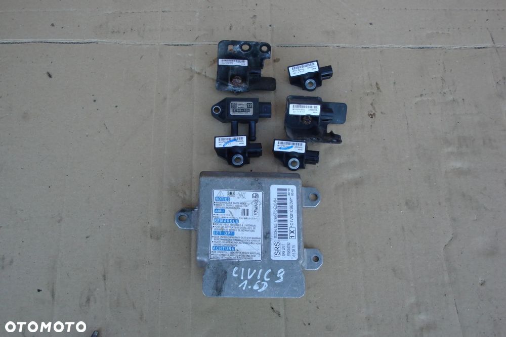 HONDA CIVIC IX 11-17 modul poduszek powietrznych + czujniki uderzenia