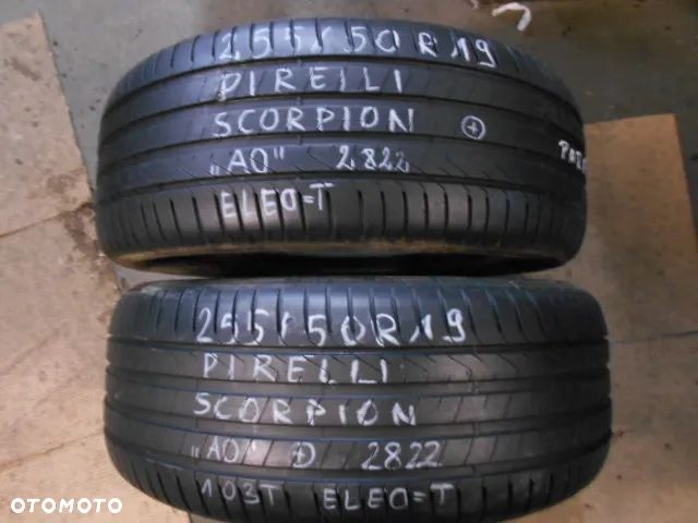 OPONY 255/50R19 PIRELLI SCORPION + AO DOT 2822 7.4MM - 1