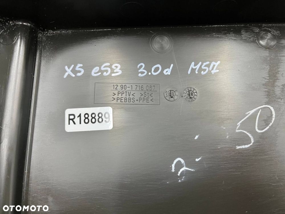Skrzynka bezpieczników BMW X5 E53 99-06r. 3.0d M57 pokrywa skrzynki zaślepka obudowa 1716067 - 4