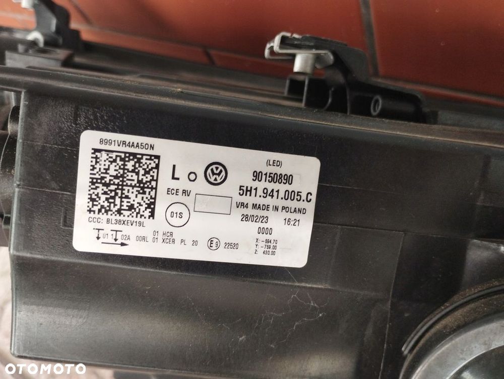 Lampa lewa Full LED VW Golf VIII 8 5H 5H1 5H1941005C - 6