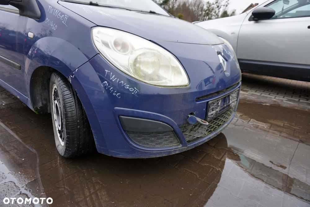 MASKA ZDERZAK BŁOTNIKI LAMPY TWINGO II OV460  RENAULT 2007-2014 GRANATOWY PRZÓD KOMPLETNY - 22