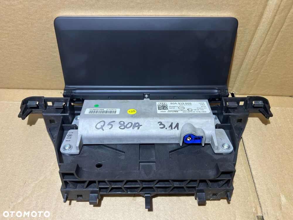 audi q5 80a wyświetlacz ekran panel lcd nawigacja alpine 80a919605 - 4