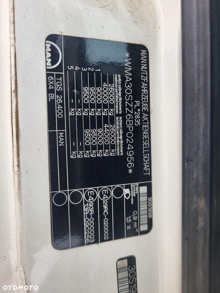 MAN 26.400 TGS E5 26.0t - 9