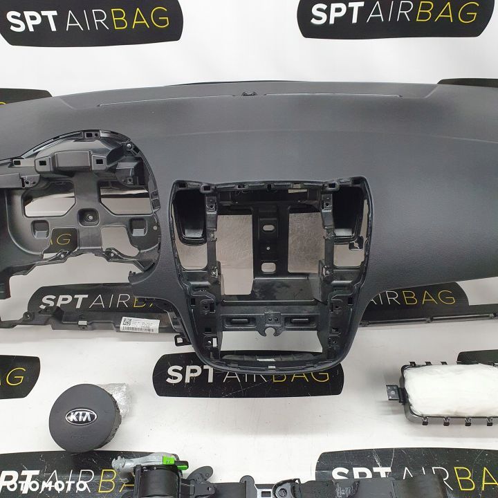 KIA VENGA DESKA ROZDZIELCZA KONSOLA KOKPIT PULPIT PODUSZKI AIRBAG AIR BAG PASY KIT SET - 4