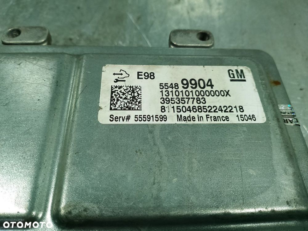 KOMPUTER, STEROWNIK OPEL ZAFIRA C 55489904  395357783  55591599 2.0 CDTI - 2