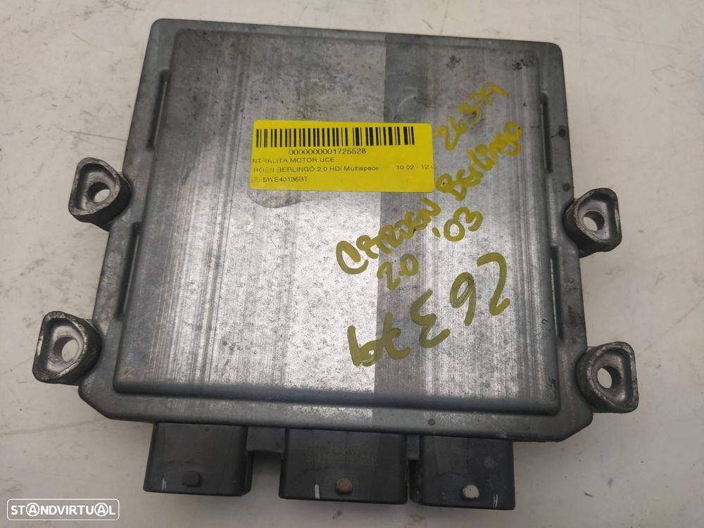 CENTRALINA DO MOTOR UCE CITROEN BERLINGO - 1