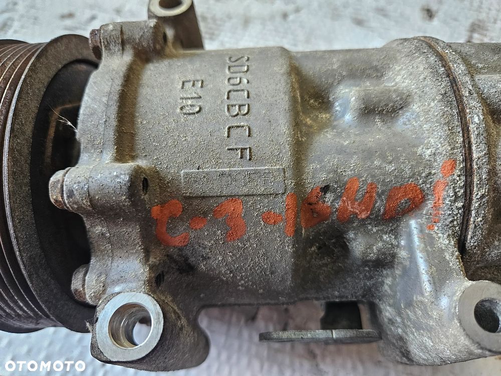 Peugeot Partner 308  Citroen C4 C5 X7 Berlingo  1.6 E-HDI kompresor sprezarka klimatyzacji 6971216280 9678656080 - 6