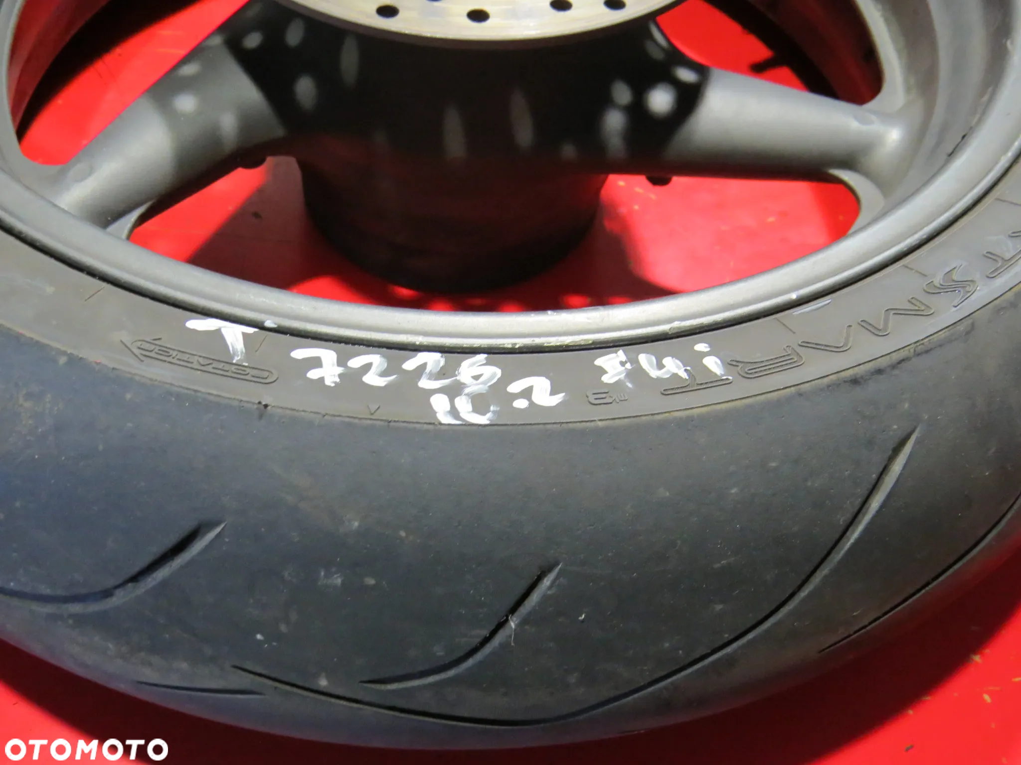 HONDA CBR 600 F4I CBR600 01-06 koło tył tylne opona felga tarcza - 6