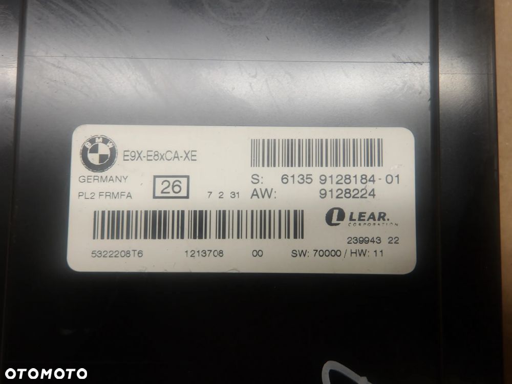 BMW E91 KOMBI 2.0D MODUŁ ŚWIATEŁ 9128184 - 7