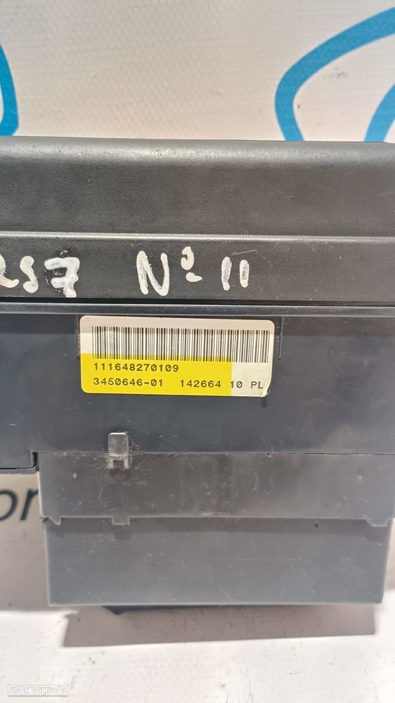 TAMPA CAIXA FUSIVEIS TAMPA PAINEL COMANDO CONTROLO SAM MINI COOPER R57 CABRIO 111648270109 6114345064601 61143450646 3450646 14266410 - 6