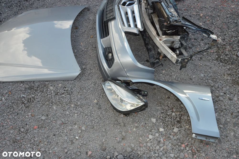 Zderzak maska błotnik lampa komplet przód mercedes c-klasa w204  2.2 cdi - 5