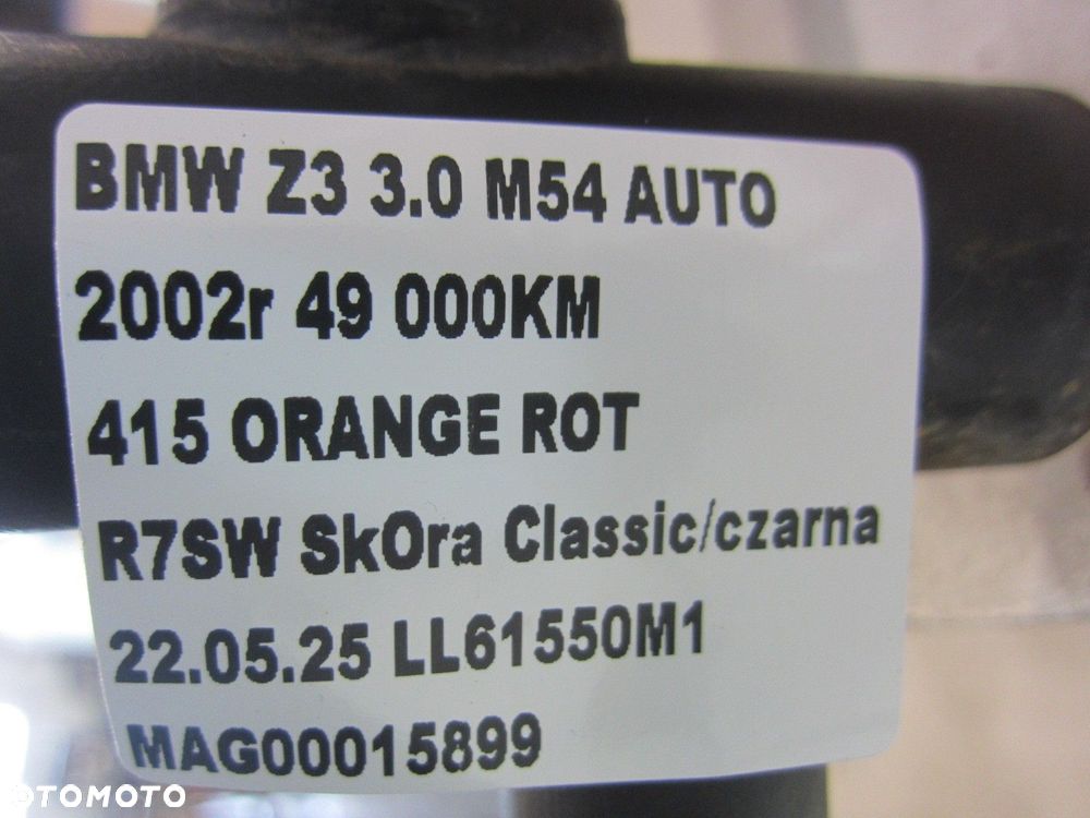 BMW E36 Z3 ABSORBER ODBÓJ ODBOJE ZDERZAKA PRZÓD STREFA ZGNIOTU 51118399201 - 11