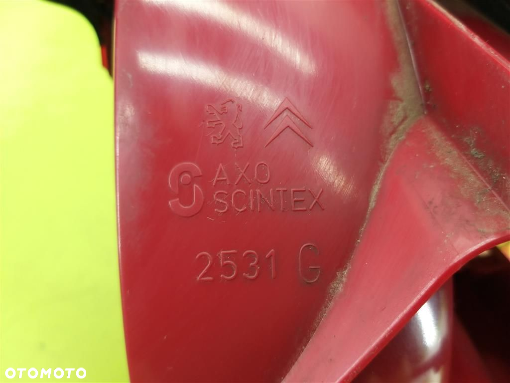 Lampa lewa tylna tył Peugeot 206 1998-2003 PRZED LIFT AXO SCINTEX HATCHBACK - 5