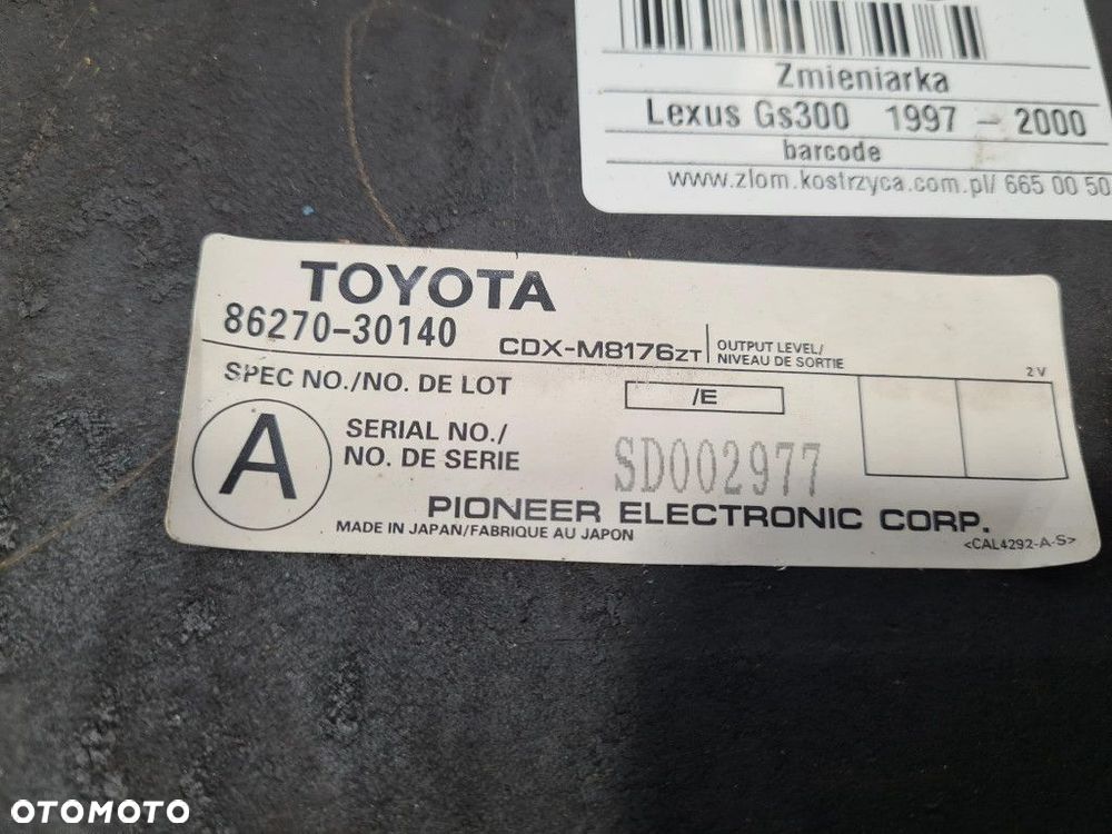 LEXUS GS300 II ZMIENIARKA 86270-30140 202 2JZGE - 5