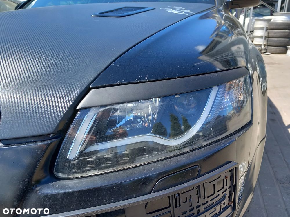 AUDI A6 C6 KOMPLET REFLEKTORÓW LAMP LED PRZEDNICH CZARNY ŚRODEK - 1