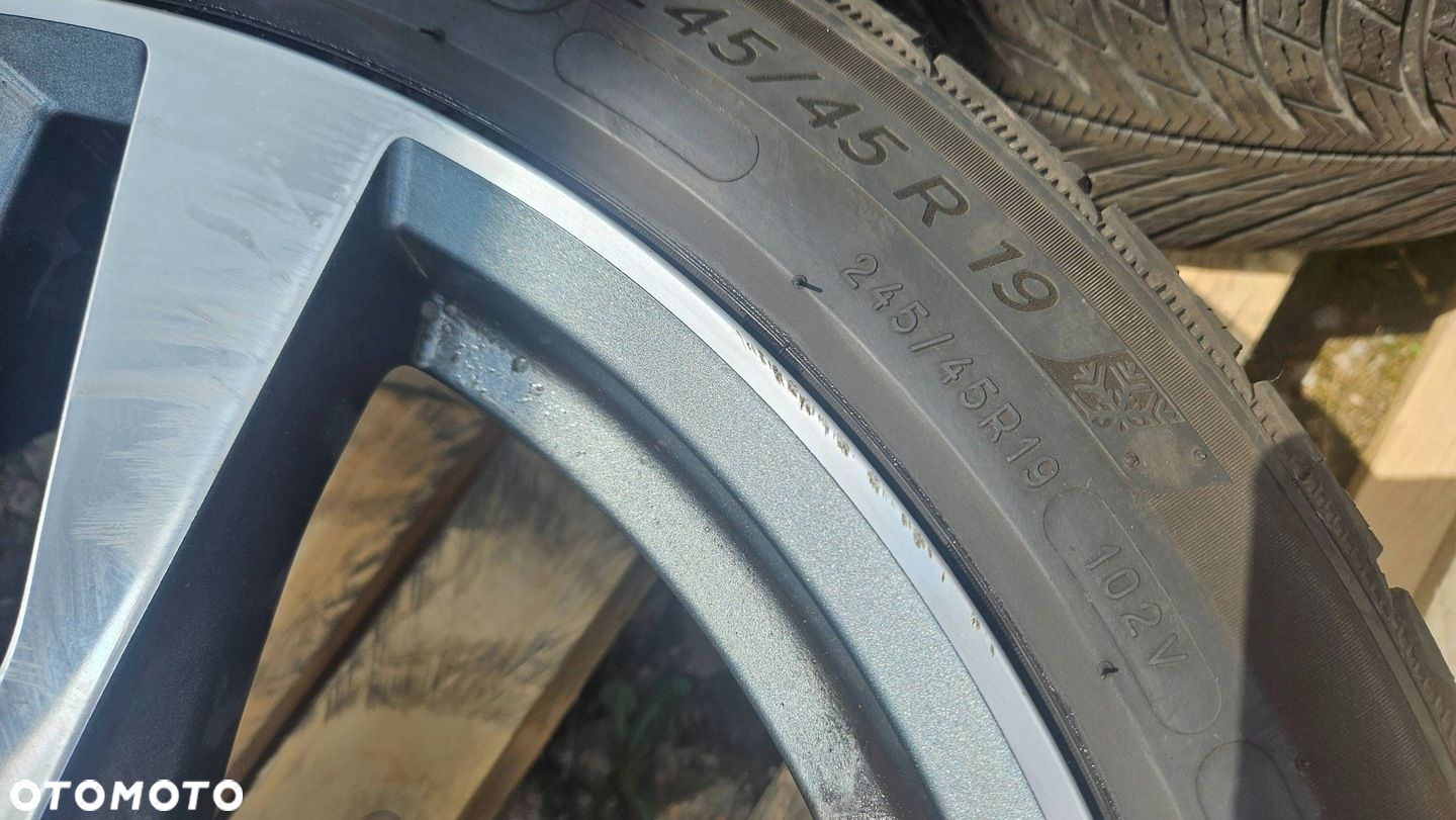 FELGI ALUMINIOWE AUDI 19 8.5j ET40 4K0601025H OPONY 245/45/19 2020 rok - 5