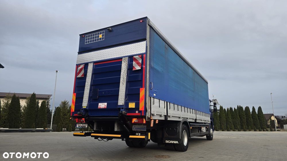 Scania P250 Euro 6 21 palet super stan niski przebieg rama do zabudowy kurierka laweta - 9