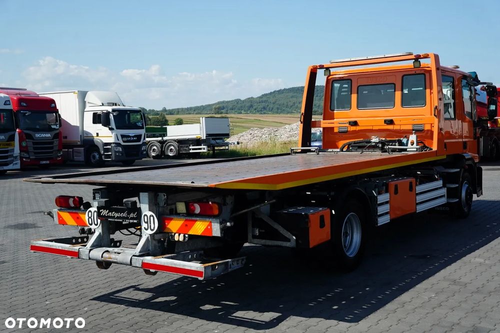 Iveco EUROCARGO / LAWETA HYDRAULICZNA / PLATFORMA - 6 M / BRYGADÓWKA - 6 OSÓB / WYCIĄGARKA / EURO 6 - 15