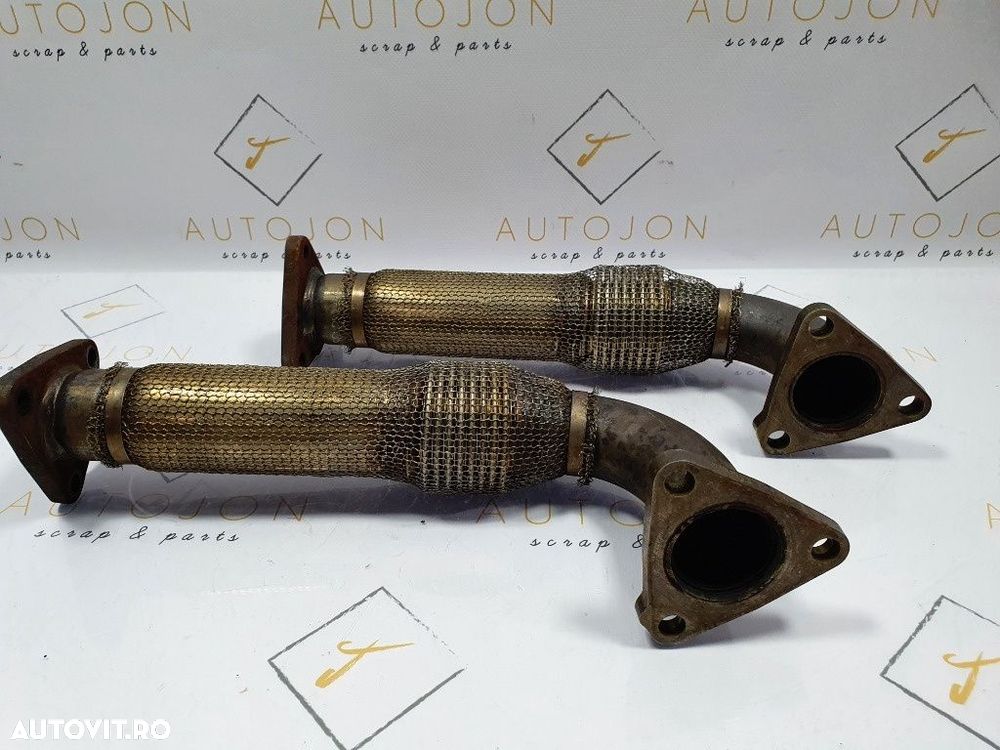 Conducta galerie evacuare AUDI Q7 4LB 2006 - 2016 TDI quattro BUG st- 059789  ; dr-  059790N - 1