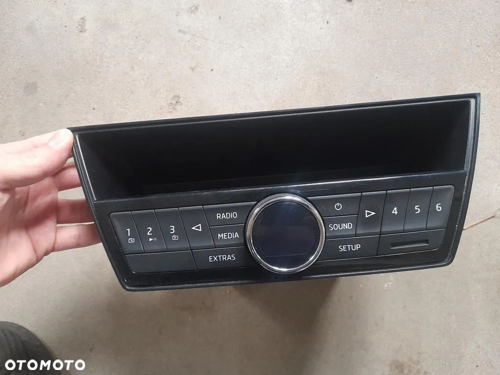 radio oryginalne Skoda Fabia III 6V0035872 - 1