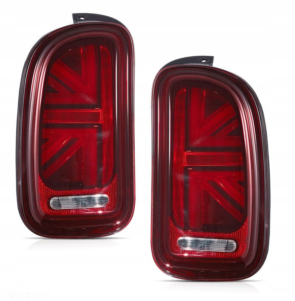 Lampy tylne kpl Vland Full Led Neon Tuning Red Mini Clubman r55 2007-2014 - 3