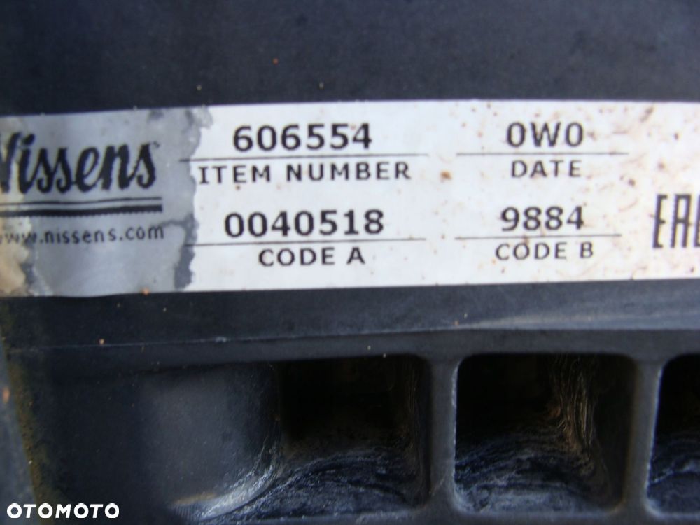 chłodnica wody wentylatory ducato boxer jumper cff228000p 606554 !! - 6