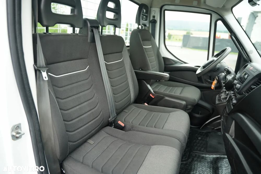 Iveco DAILY 35-160 / BASCULATOR DIN OȚEL / DUBLU / MANUAL / 3 LOCURI / EURO 6 - 34