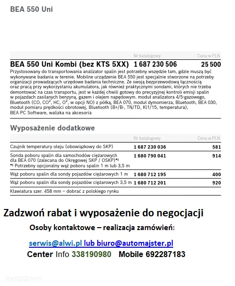BEA 550 UNI Kombi 1687230506 zestaw pakiet - 16