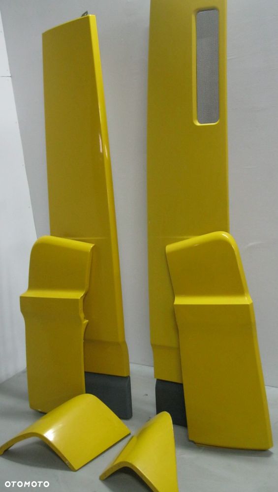 SPOJLER SPOILERY ZAKABINOWE KOMPLET OWIEWEK DAF XF (białe, czerwone, niebieskie, żółte) - 10