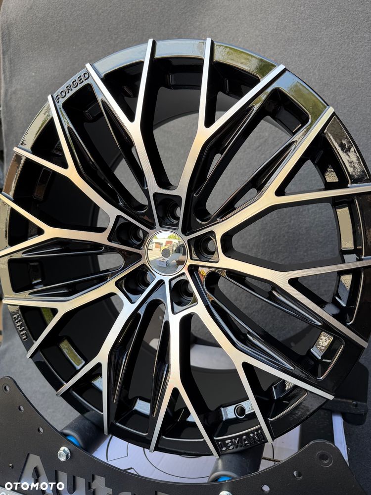 NOWE alufelgi M pakiet 5x112 18 felgi 8j ET35 BMW seria 3 G20 G22 G30 G31 F44 G22 G23 G32 F39 G60 G01 X1 F48 G42 X2 U06 Active Tourer Z4 G29 xDrive Styling 930 czarne polerowane jak Japan Racing Carbonado Rubin - 4