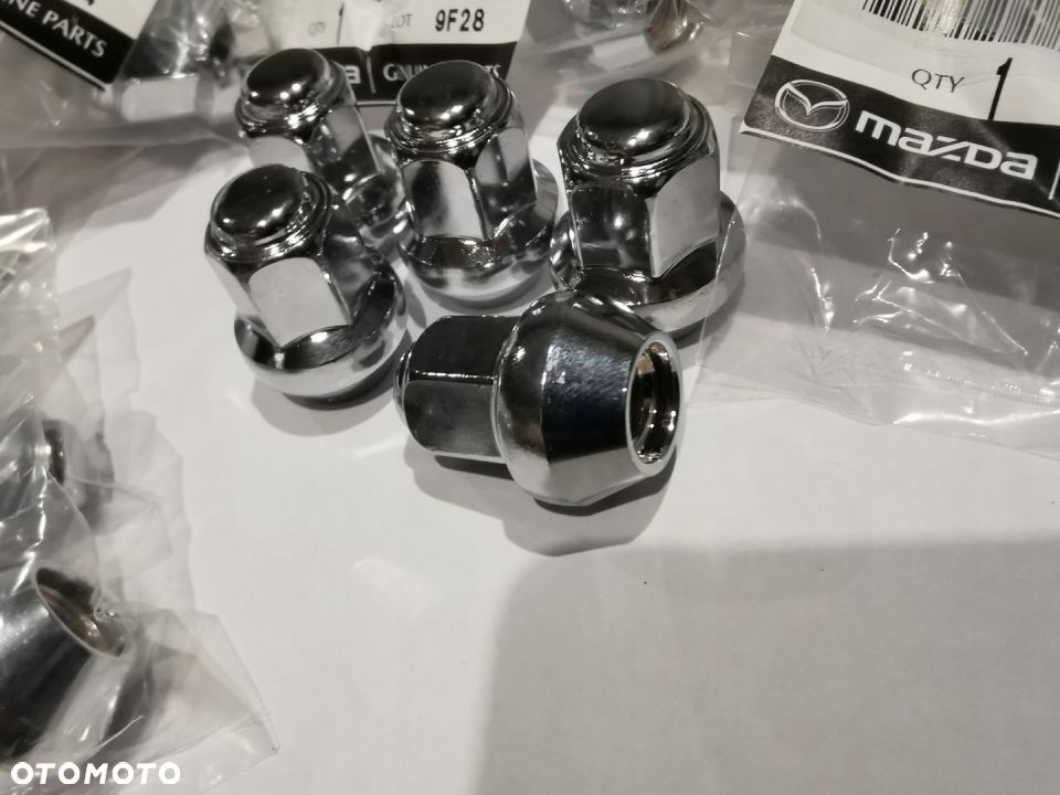 nakętki do felg kół M12 x 1.5 orginał mazdy NOWE - 1