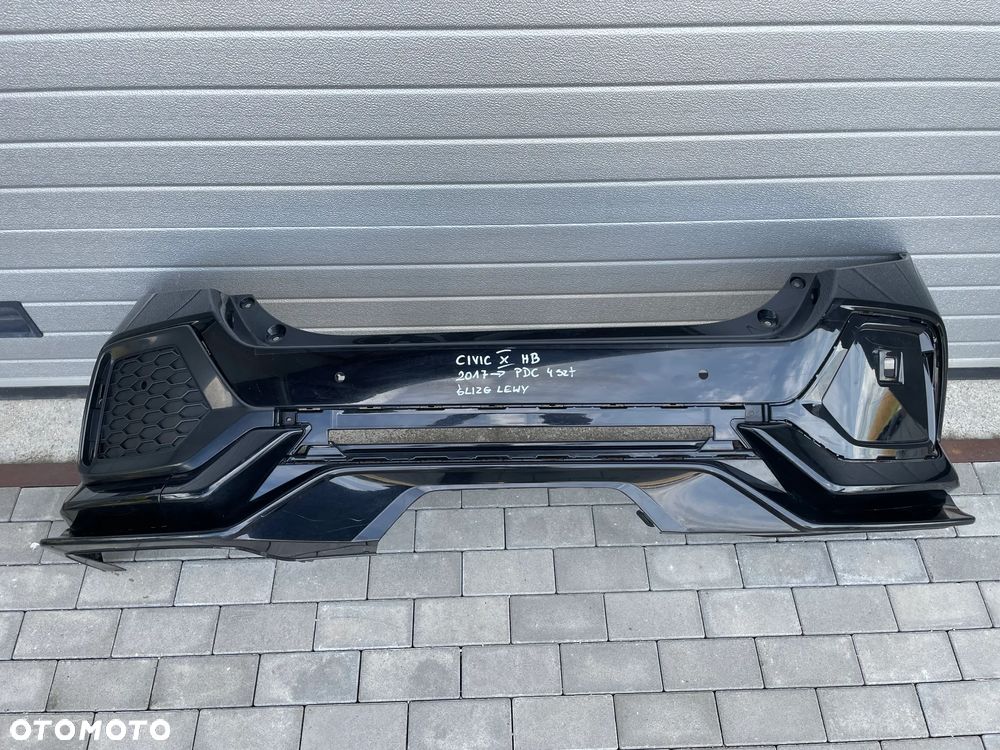 ZDERZAK TYLNY HONDA CIVIC X HB  2017-- PDC 4szt ślizg lewy - 1